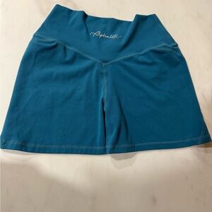 Alphalete Women's Teal Bike Shorts